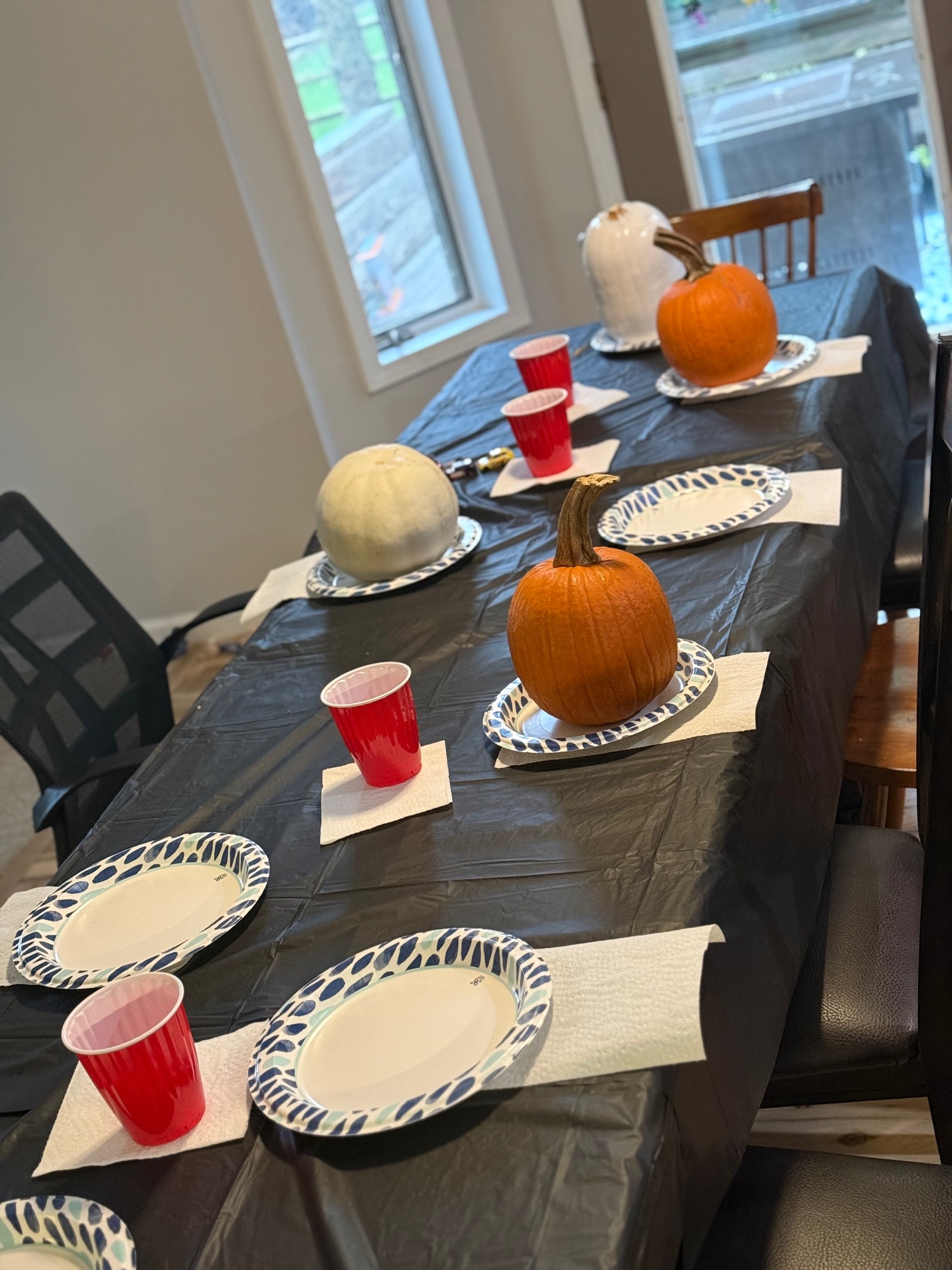 Pumpkin painting party